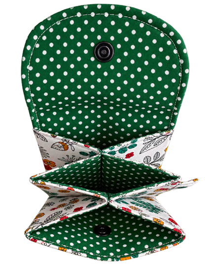 Conjunto Carteira + Porta-Chaves em Tecido