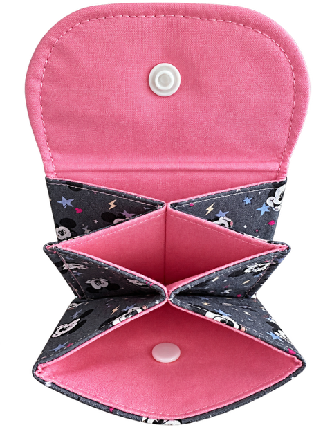 Conjunto Carteira + Porta-Chaves em Tecido