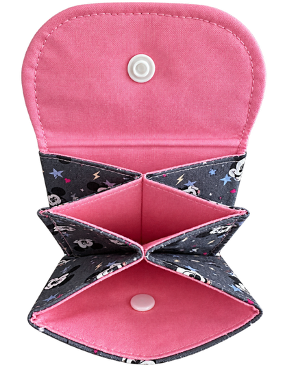 Conjunto Carteira + Porta-Chaves em Tecido