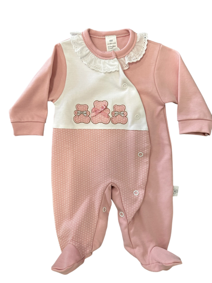 Babygrow Rosa – Tamanho 0