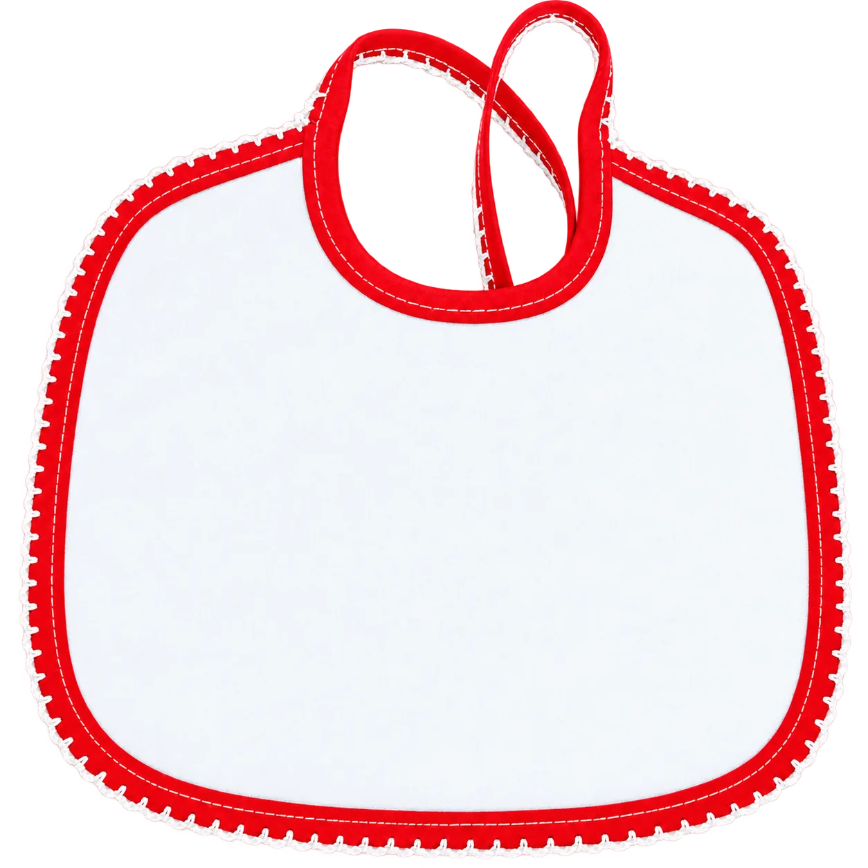 Babete Personalizável — Vermelho