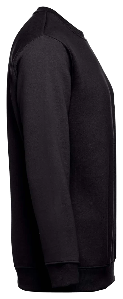 Lado — Sweat de Mulher S/ Capuz – Bulldog com Flor Rosa