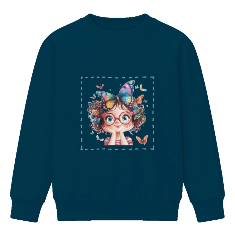 Sweat s/ Capuz Criança Borboletas
